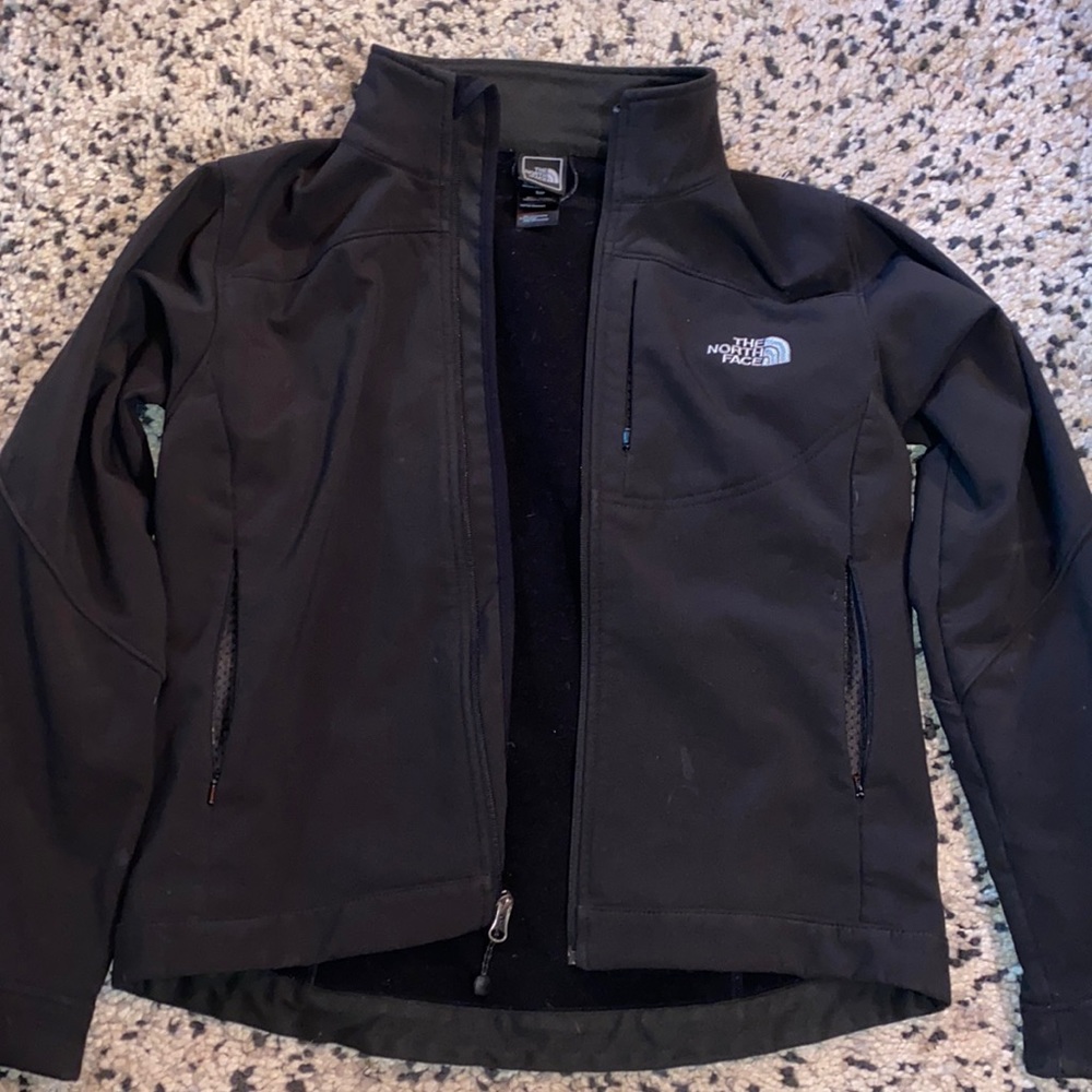 Black North Face ski jacket